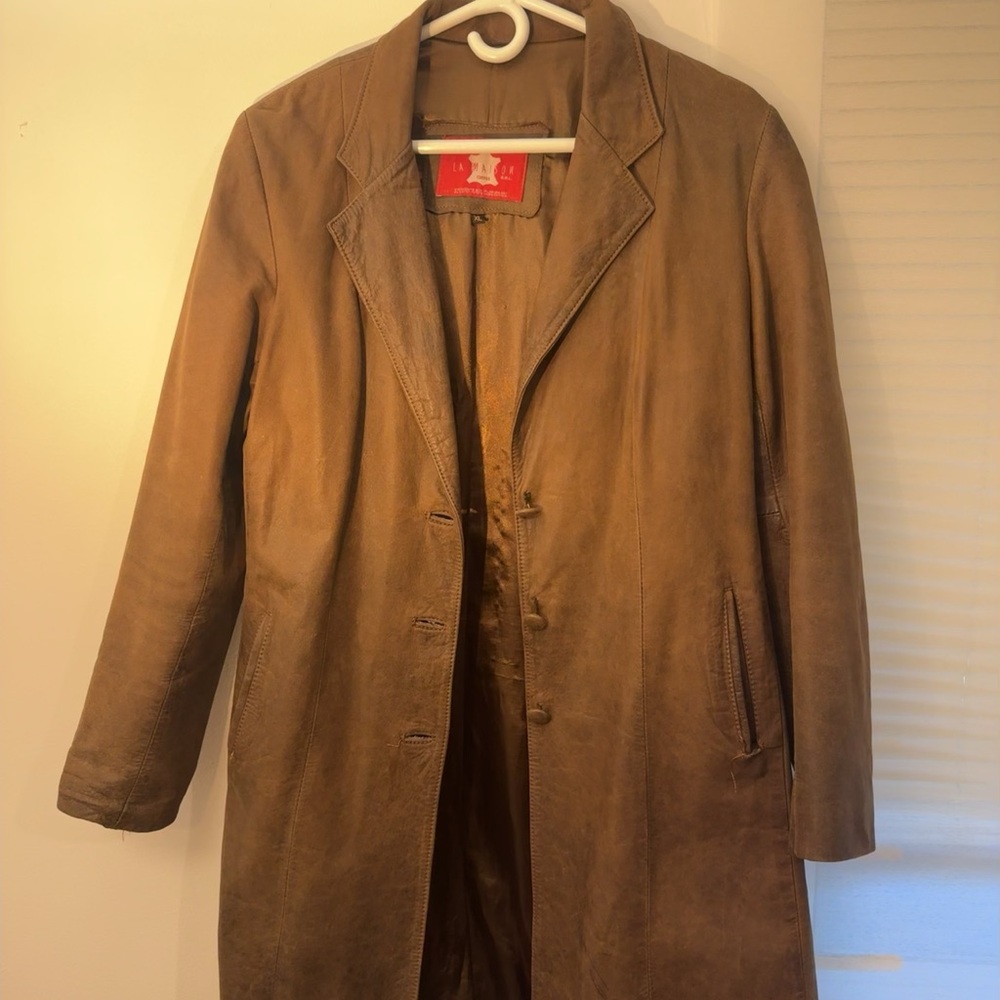 Women’s Brown Leather Coat